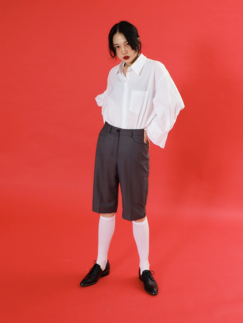 Simple half pants(2 colors)