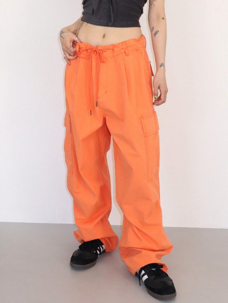 Summer color cargo pants