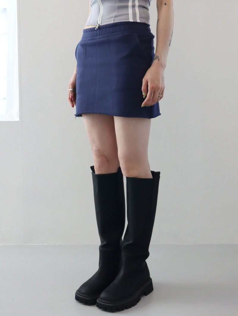 [당일 배송]Cotton zurry mini skirt